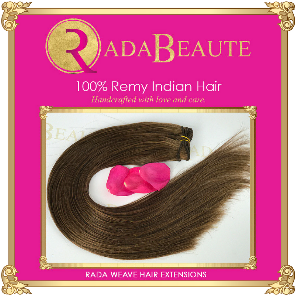 Maple weave extensions. Buy your hair extensions at Rada Beaute.