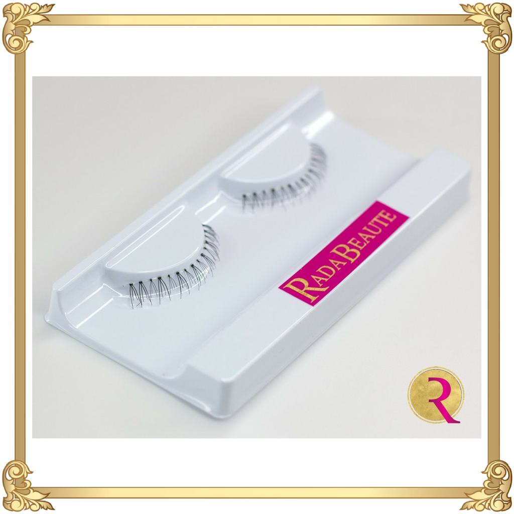 Little Black Flaire Silk lashes open box view. Buy now at Rada Beaute.