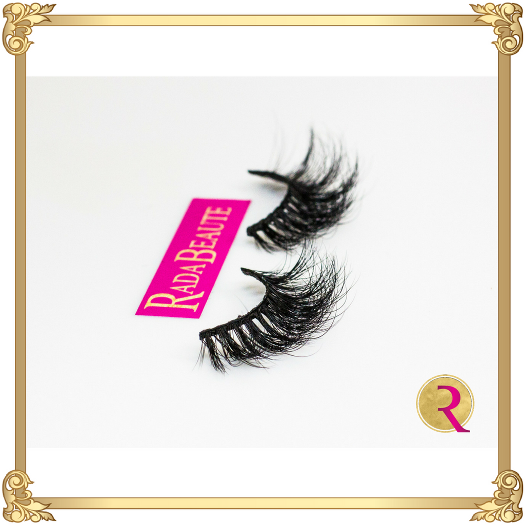 Red Carpet Mink Lashes side view. Buy now at Rada Beaute. 