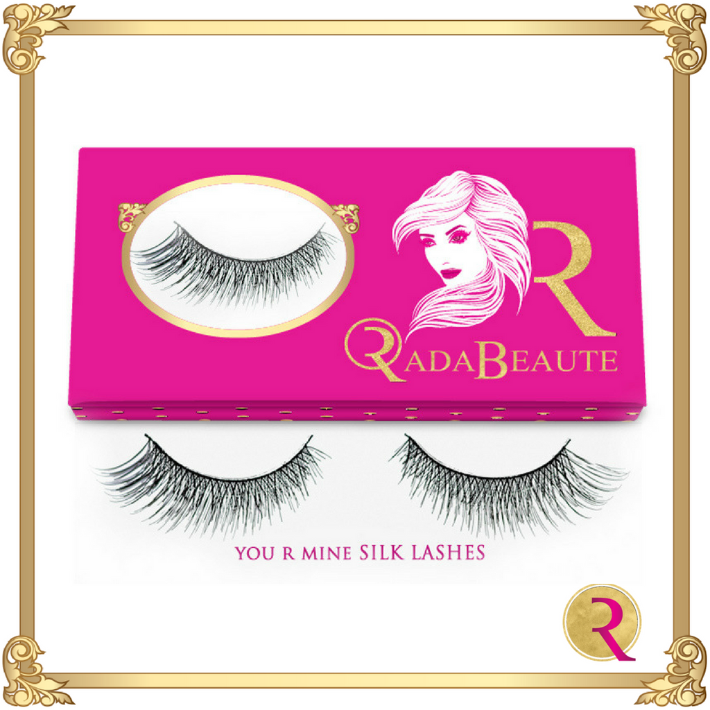 You R Mine Silk Lashes box view. Buy your silk lashes now at Rada Beaute.