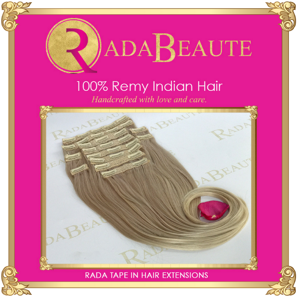 Snow White Clip in extensions. Buy now at Rada Beaute.