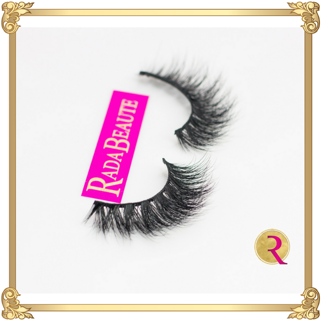 Glam Mink Lashes side view. Buy now at Rada Beaute.