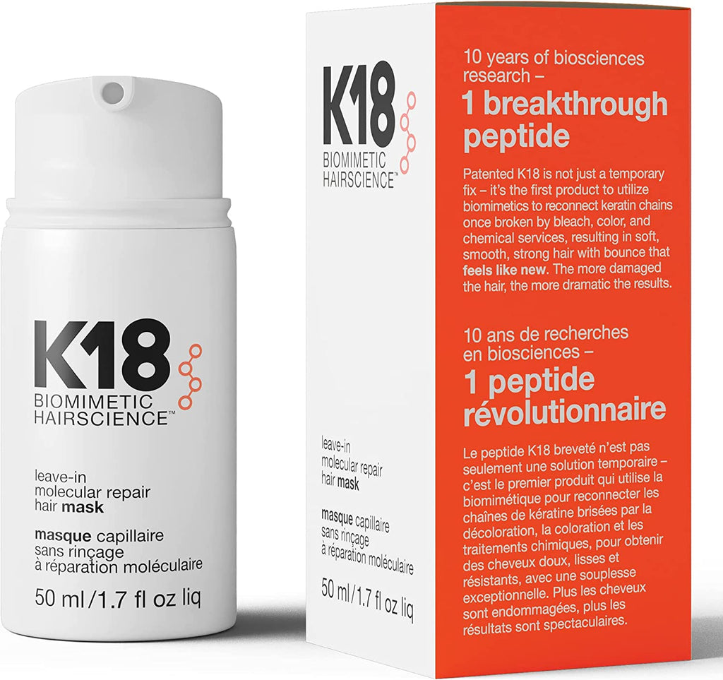 K18 Biomimetic Hair Science Leave-In Molecular Repair Hair Mask