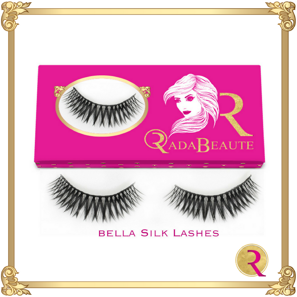Bella Silk Lashes box view. Buy your Rada Beaute Silk Lashes now!