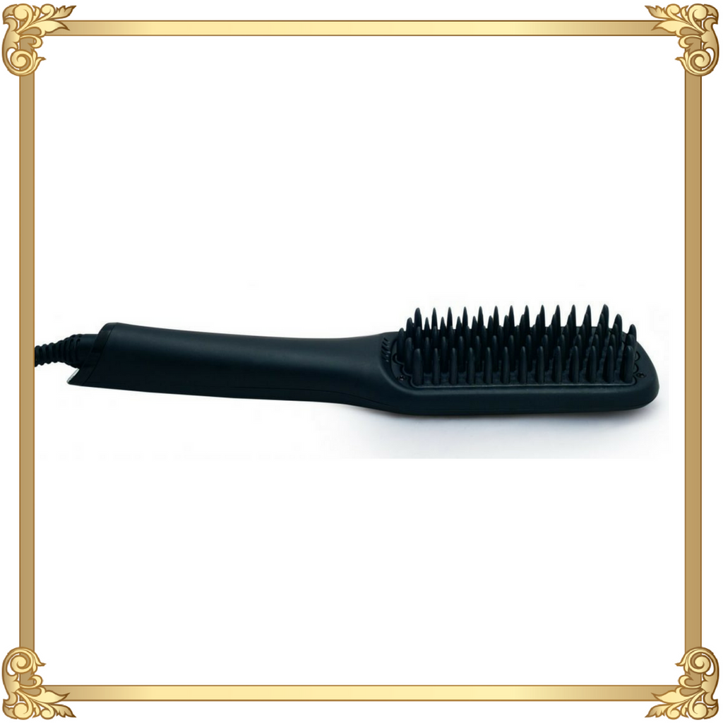 Straighten and brush simultaneously with the MVK40 straightening brush, featuring ceramic coated bristles and heat resistant tips.