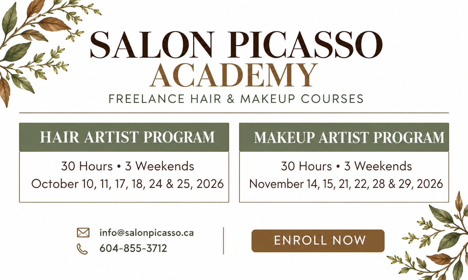 Salon Picasso Hair and Makeup Artist Course